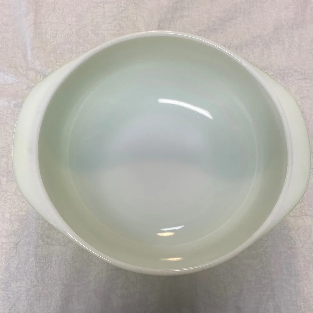 Vintage‎ Pyrex 024 Spring Blossom Green Cinderella Mixing Bowl 2 Qt USA